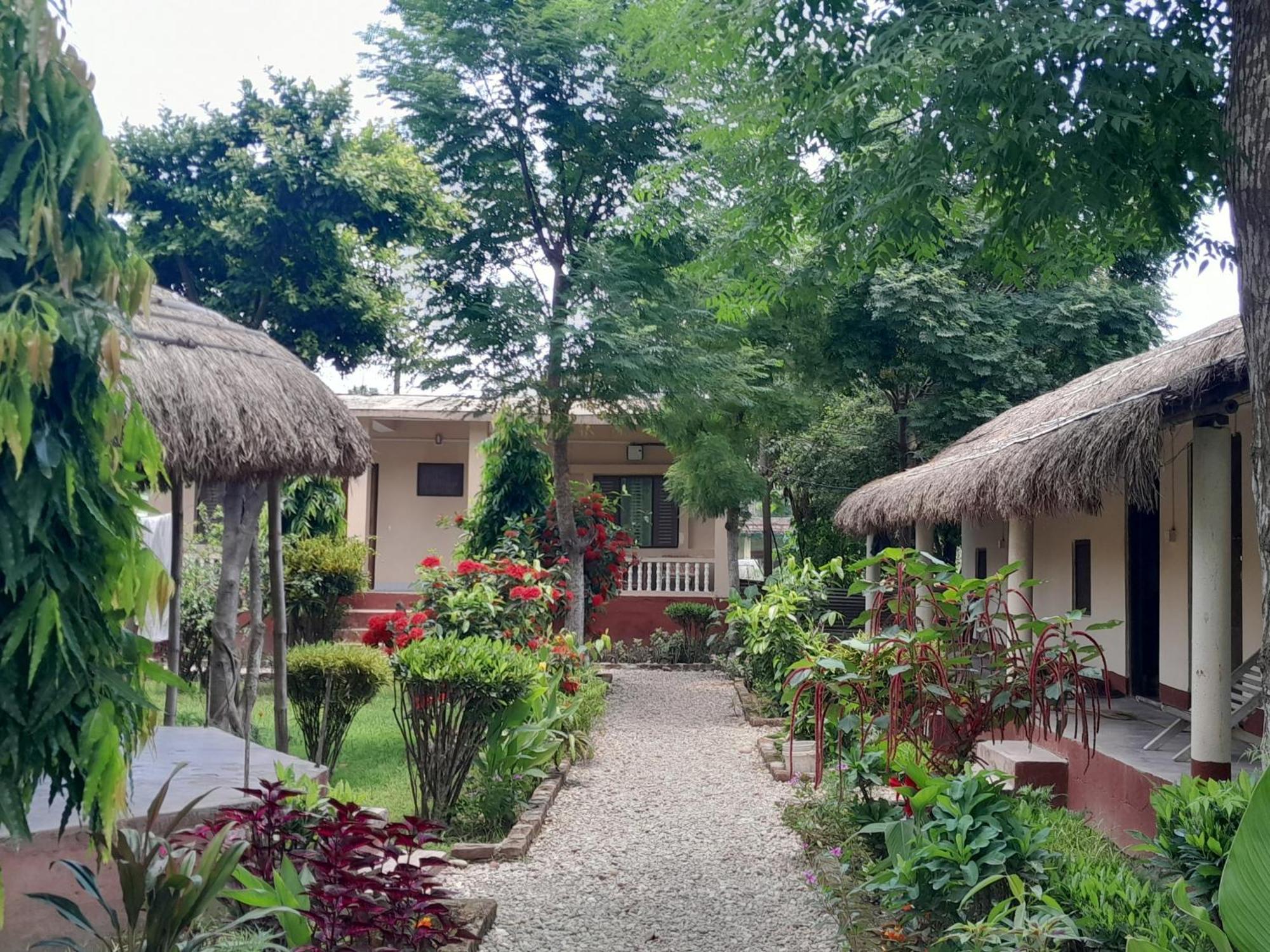 Hotel Crocodile Safari Camp Chitwan Exterior foto