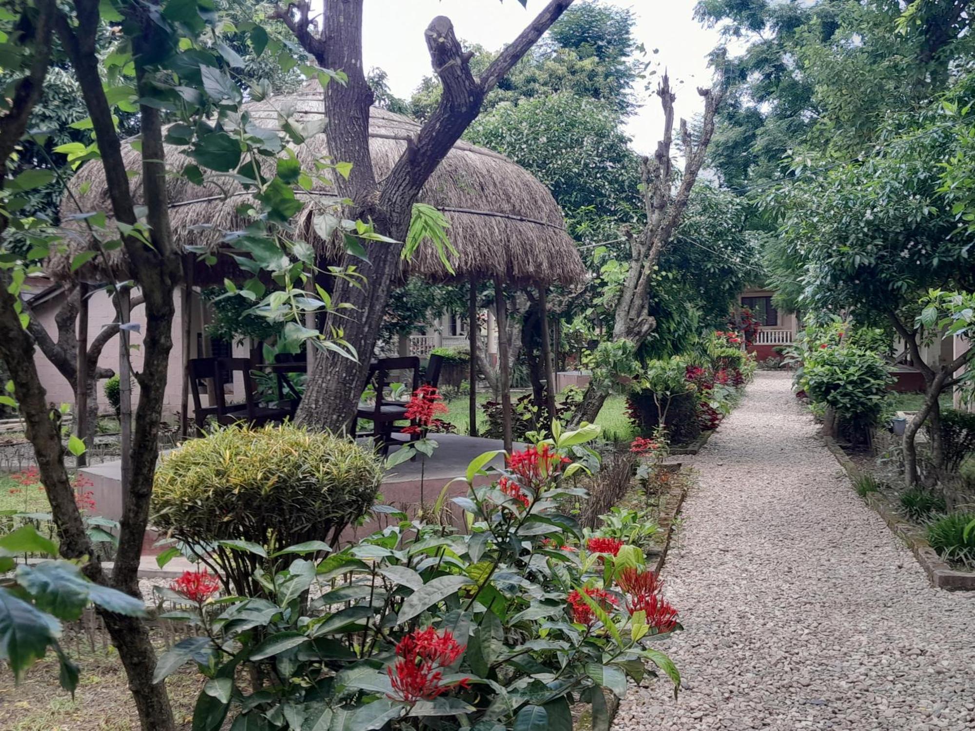 Hotel Crocodile Safari Camp Chitwan Exterior foto