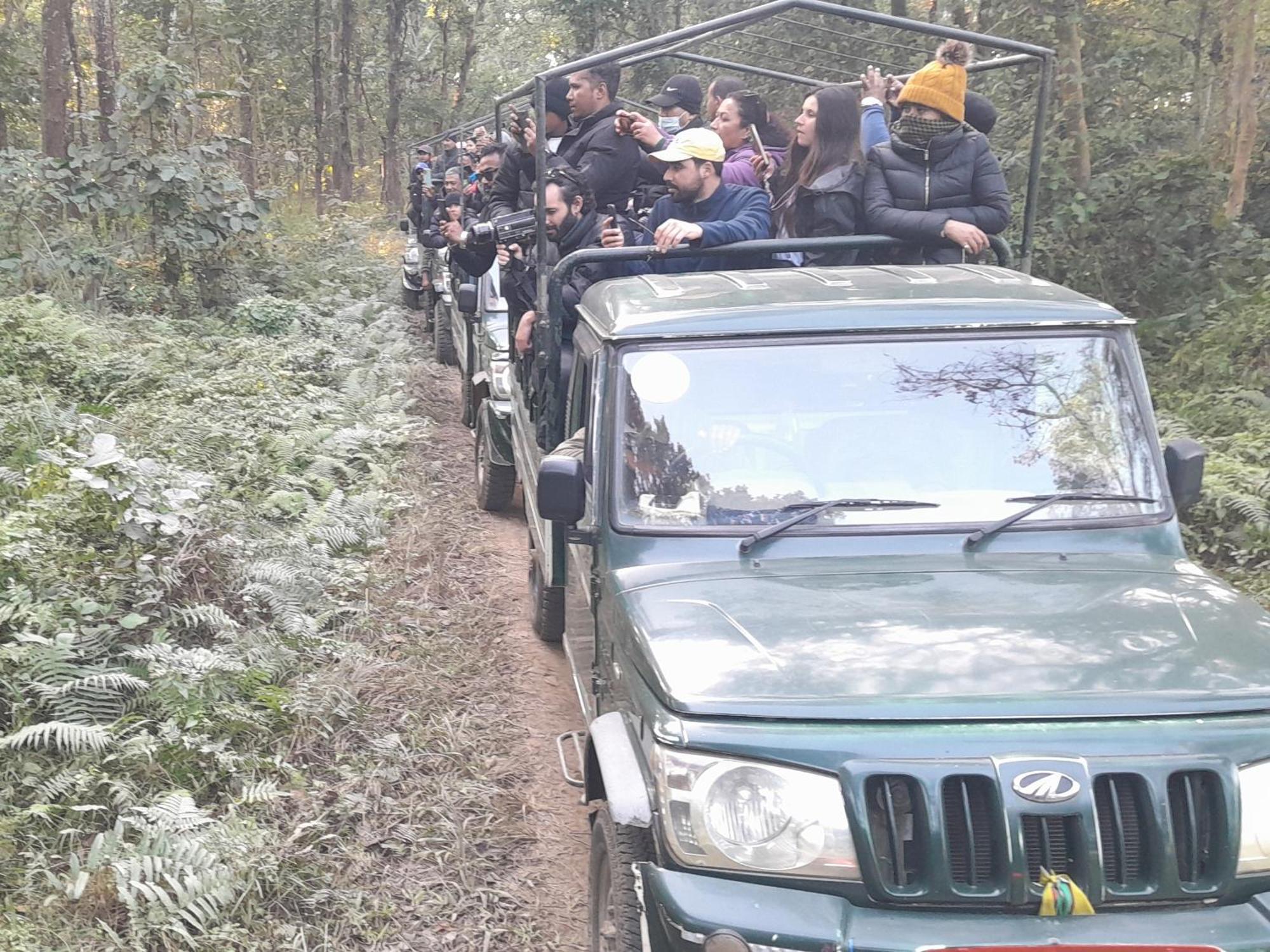 Hotel Crocodile Safari Camp Chitwan Exterior foto